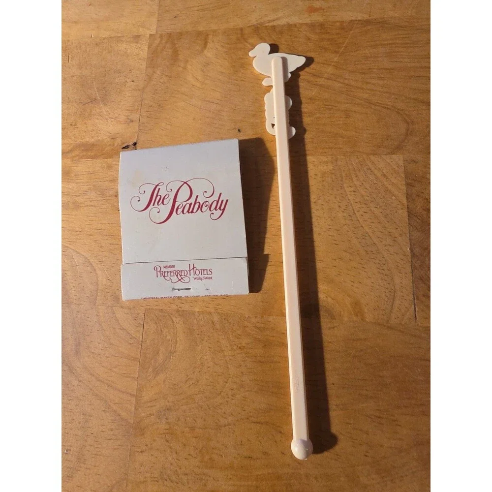 Matchbook And Swizzle Stick The Peabody Hotel Memphis TN